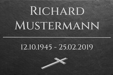 Grabstein Gedenktafel