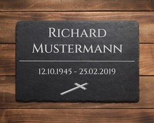 Grabstein Gedenktafel