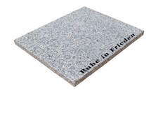 Granitplatte 50x40x3 cm grau