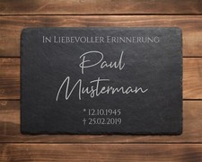 Grabstein Gedenktafel